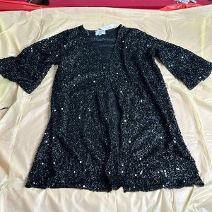 Hayden sequin bell sleeve Kimono size s/m